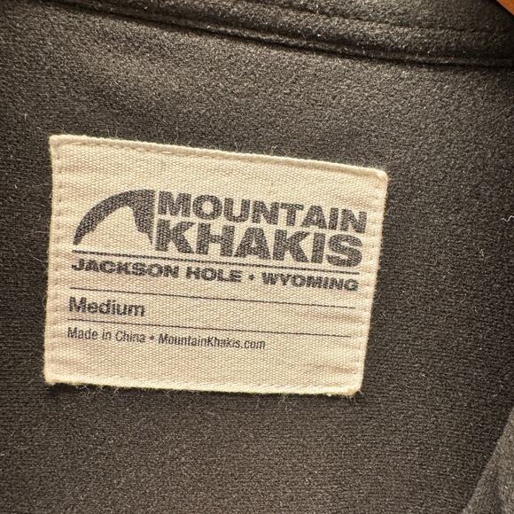Mountain Khakis Jacket Mens Medium Blue Full Zip Old Faithful Sweater Knit - Picture 3 of 9